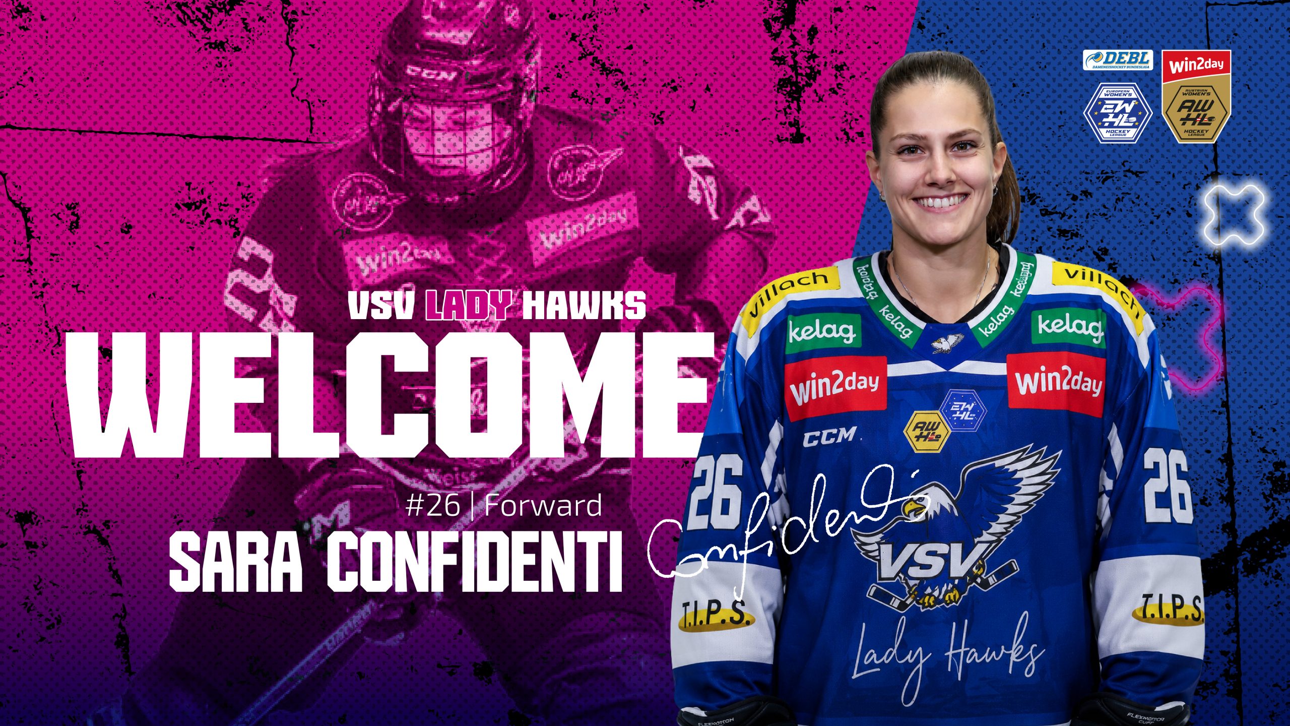 VSV Lady Hawks Sara Confidenti
